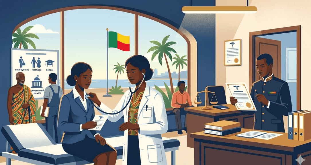 Certificat de visite médicale au Bénin : qui est concerné, comment l'obtenir ?